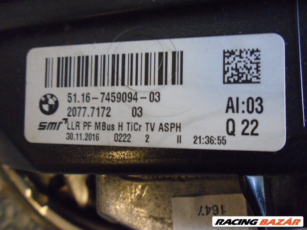 [GYÁRI HASZNÁLT] BMW - Visszapillantó tükör KAMERÁVAL JOBB és BAL  3-as, F30/F31 ÁR/DB! 5. kép